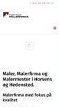 Mobile Screenshot of kjaerbyemalerfirma.dk